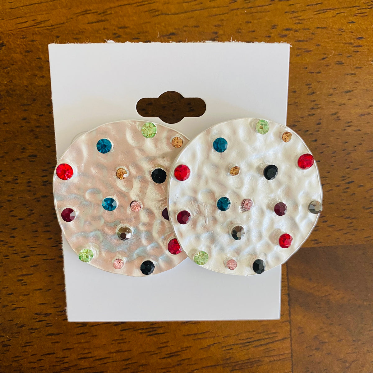 Charlene Oversized Studs – African earrings – view 3