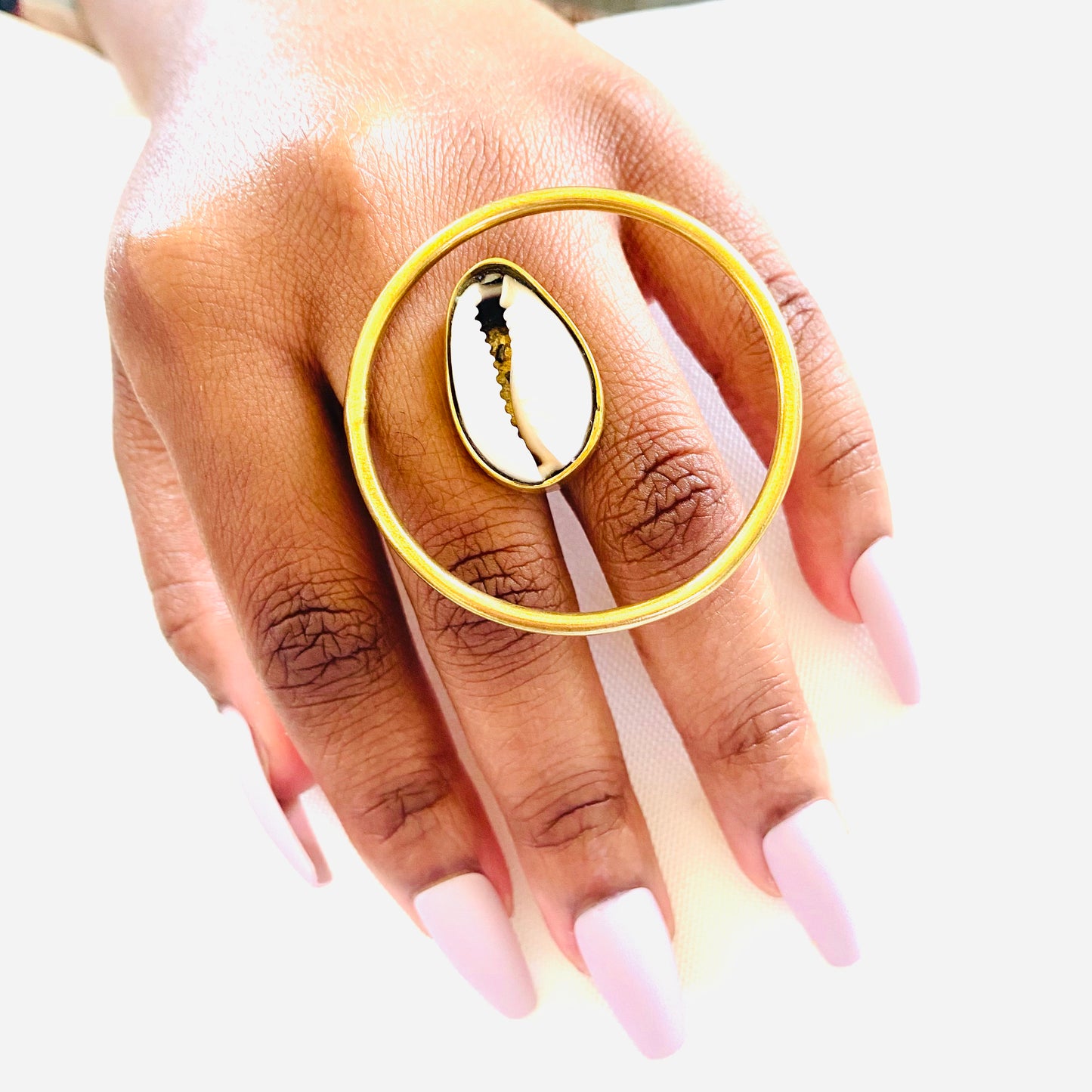 Cowrie Shell Adjustable Rings