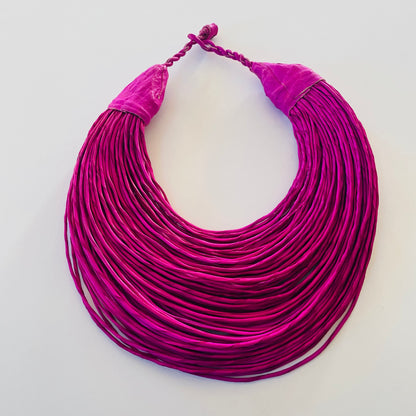 Raffia Necklaces