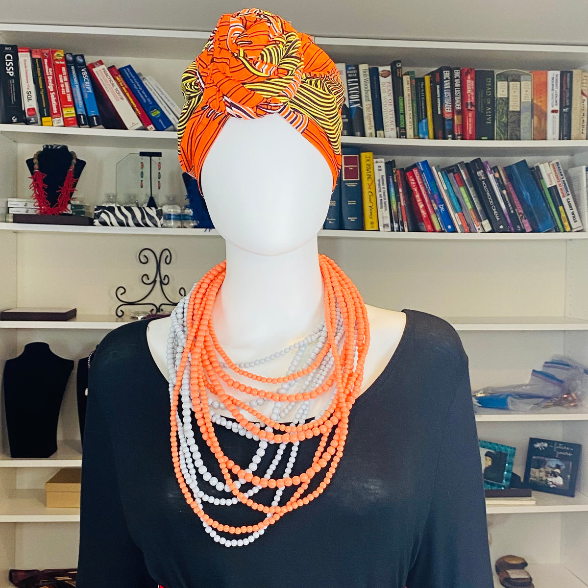 Satin Lined Turbans – African headwrap – view 6