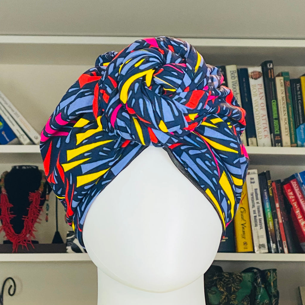Satin Lined Turbans – African headwrap – view 14