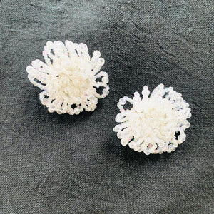 Oversized Beaded Studs