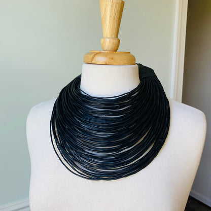 Raffia Necklaces