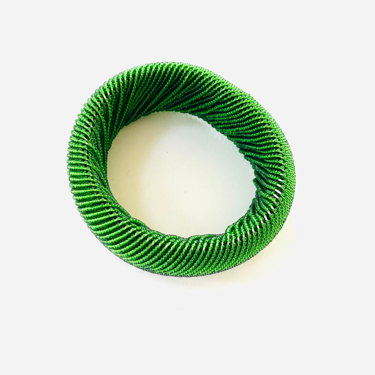 Curvy Girl Beaded Bangle – African bracelet – view 3