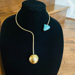 Load image into Gallery viewer, Turquoise Serpent Necklace
