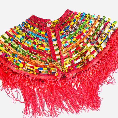The Nicole Fringe Cape