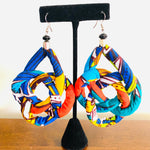Load image into Gallery viewer, Big Ankara Earrings Collection
