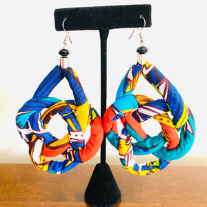 Big Ankara Earrings Collection