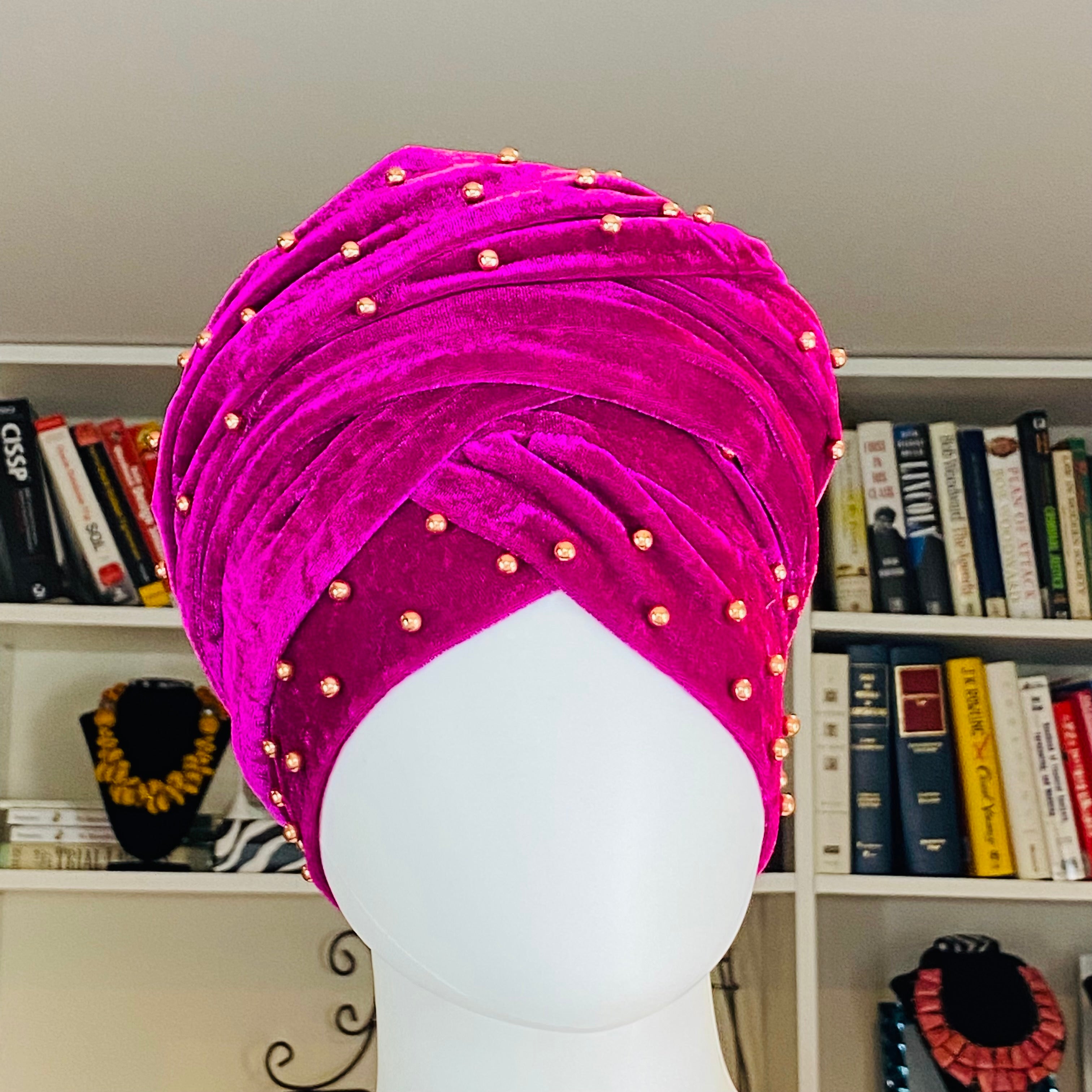 Velvet Turban Headwrap