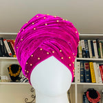 Load image into Gallery viewer, Velvet Turban Headwrap
