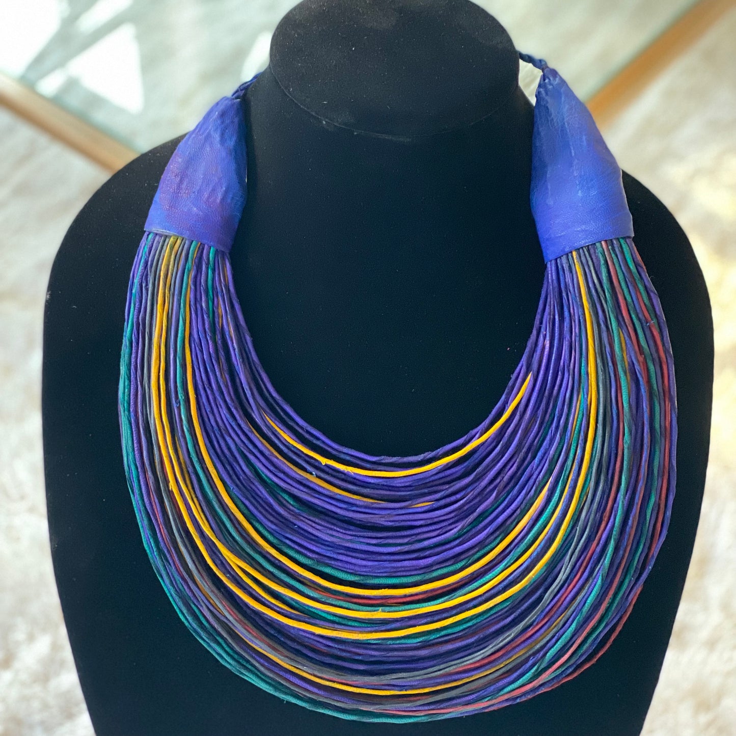 Raffia Necklaces