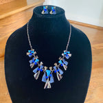 Load image into Gallery viewer, The Steffi Necklace w/ Earrings
