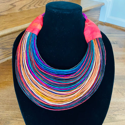 Raffia Necklaces