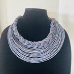 Load image into Gallery viewer, Semi-Braided Raffia Necklace
