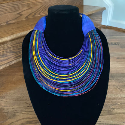 Raffia Necklaces