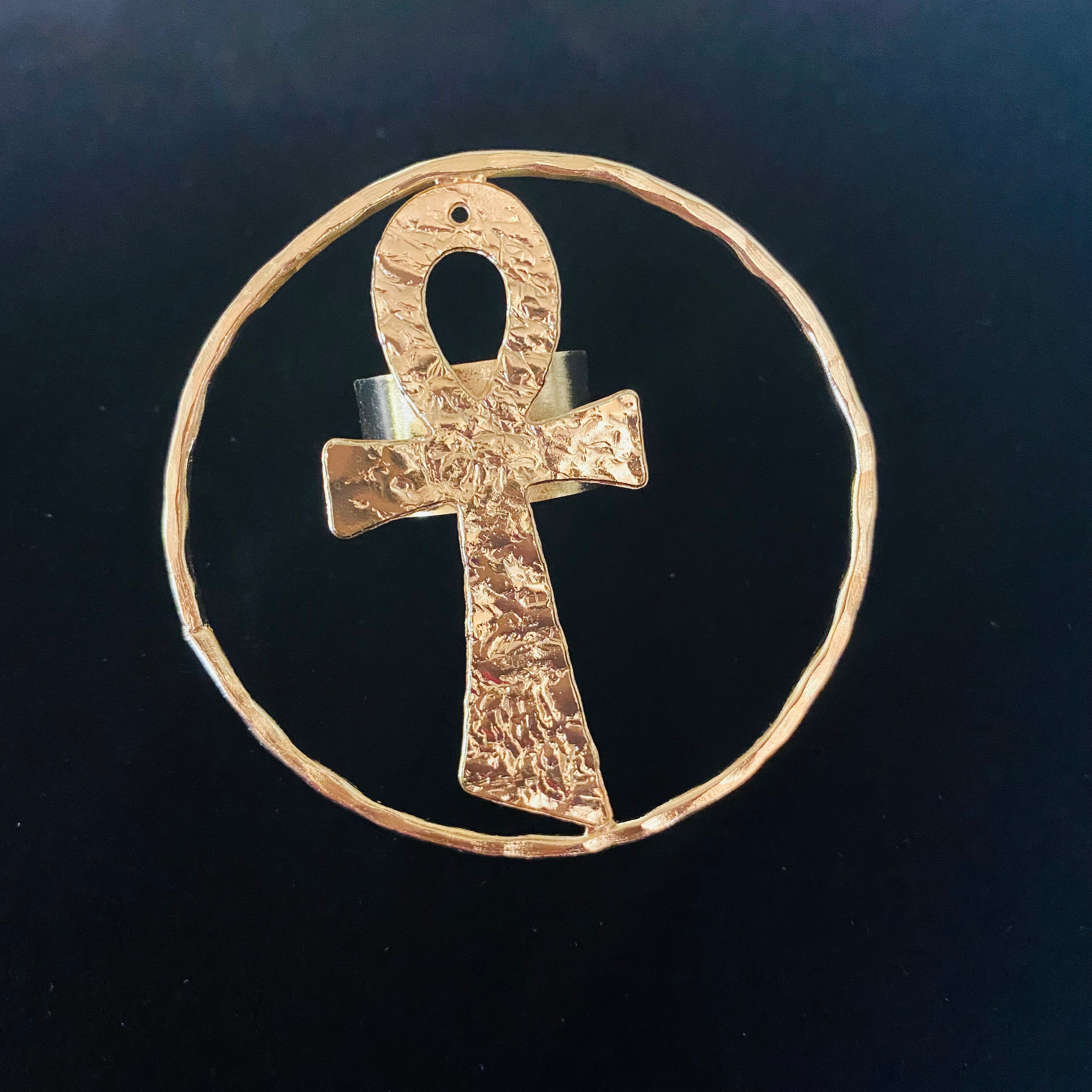 Ankh Adjustable Ring – view 4