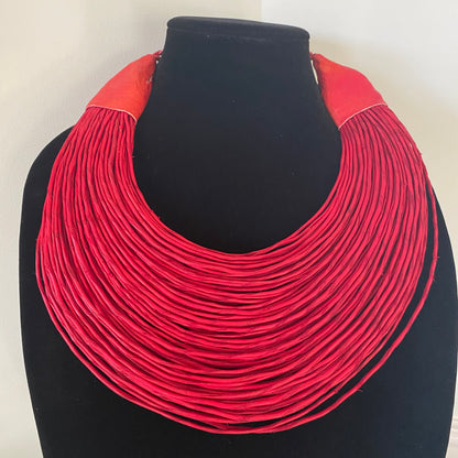 Raffia Necklaces