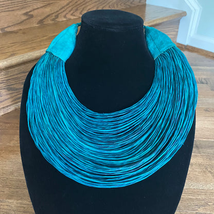 Raffia Necklaces