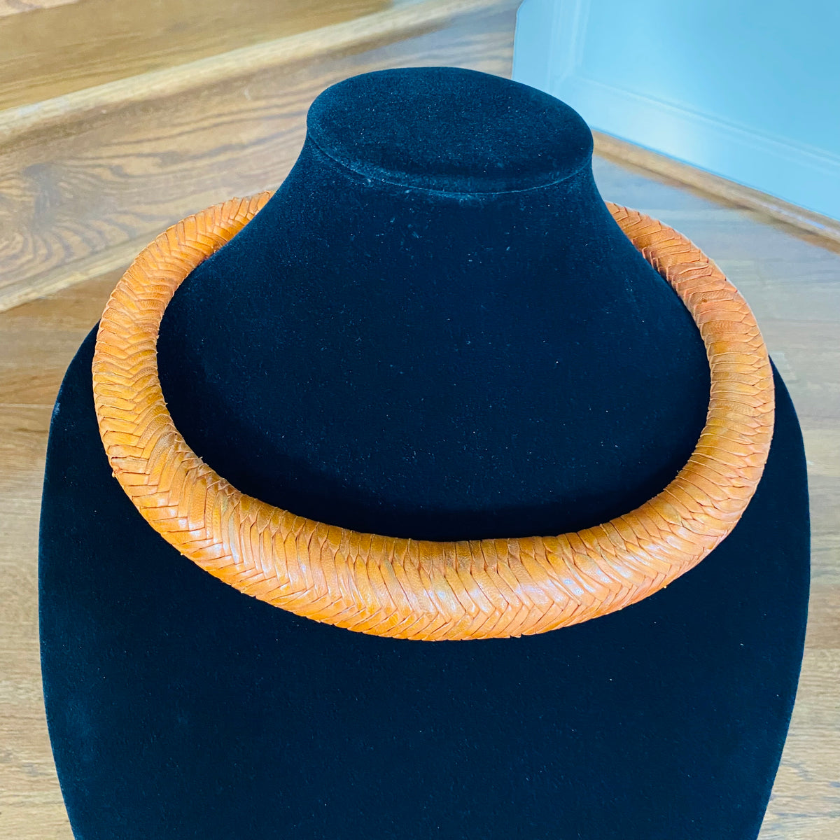 Jumbo Leather Choker – African necklace – view 33