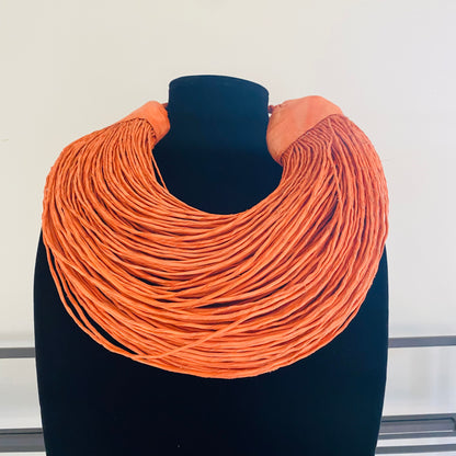 Raffia Necklaces