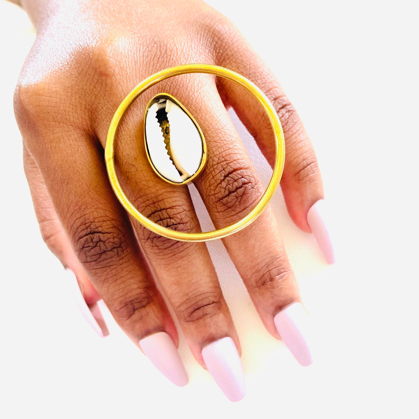 Cowrie Shell Adjustable Rings