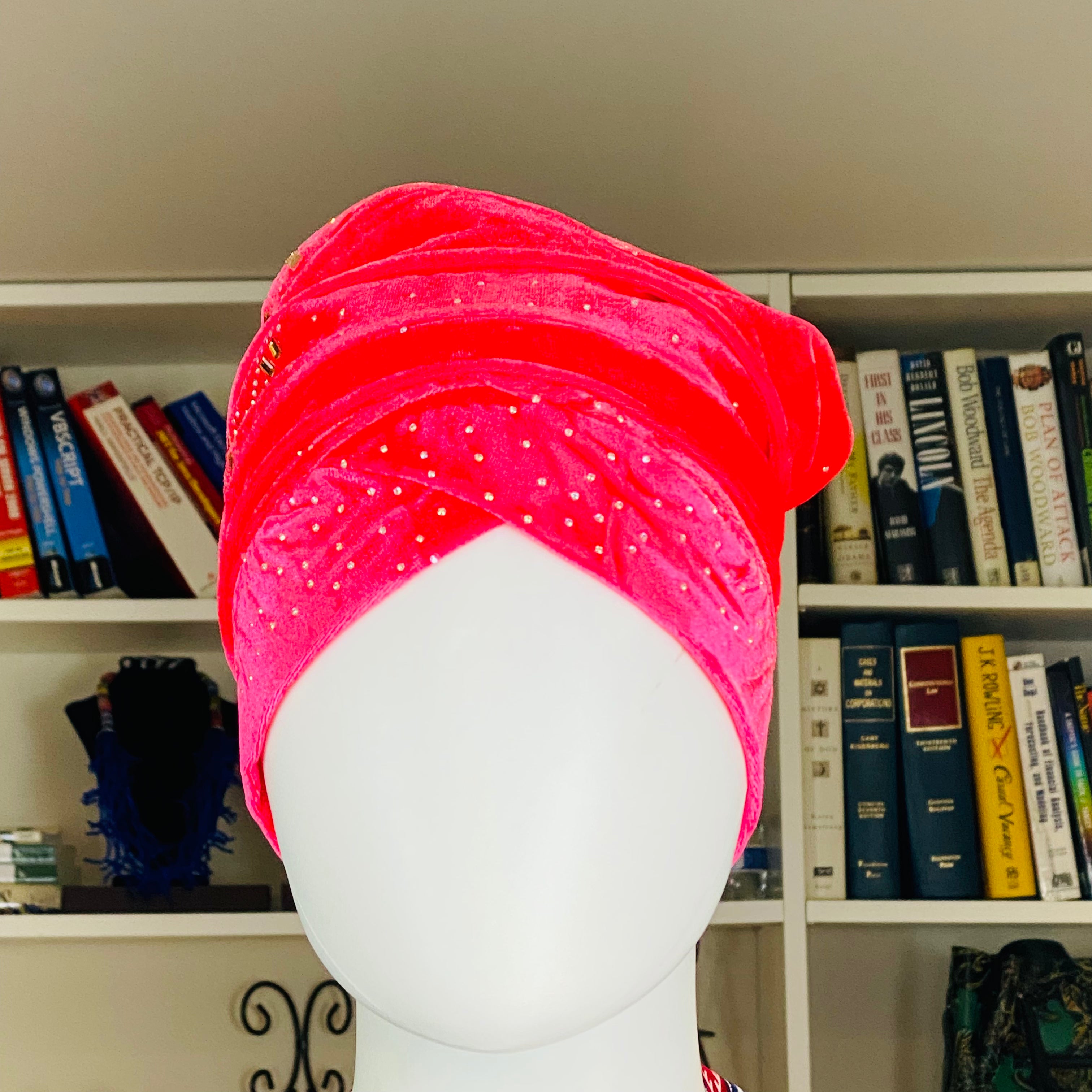Velvet Turban Headwrap