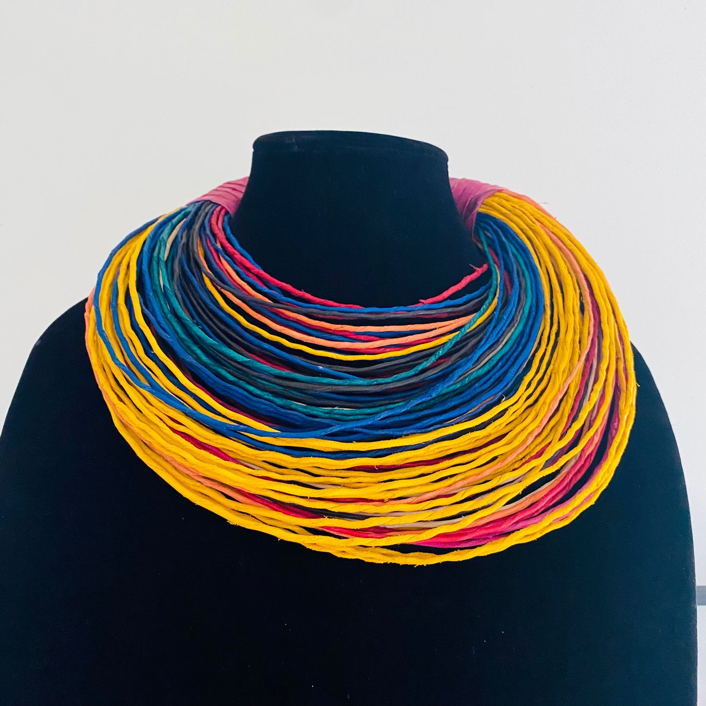 Raffia Necklaces