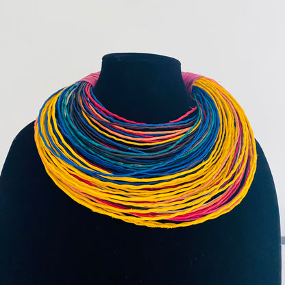 Raffia Necklaces