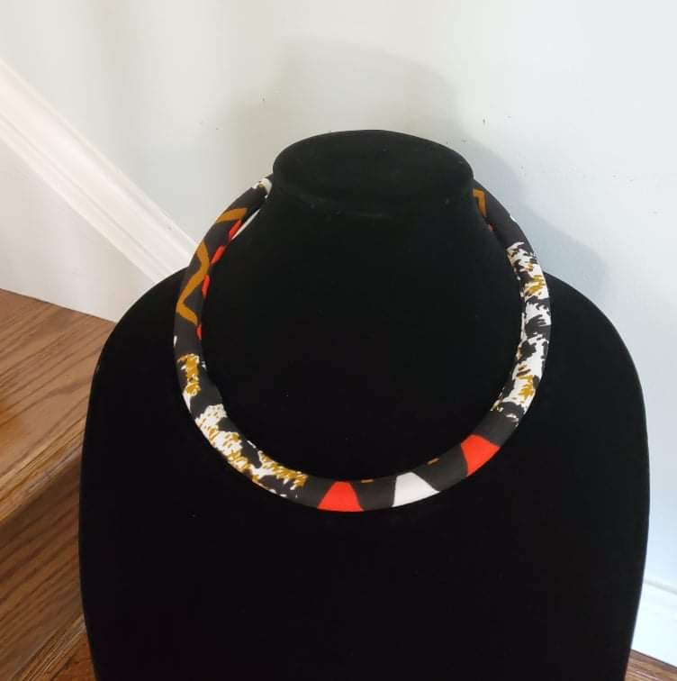 Ankara Chokers – African necklace – view 2