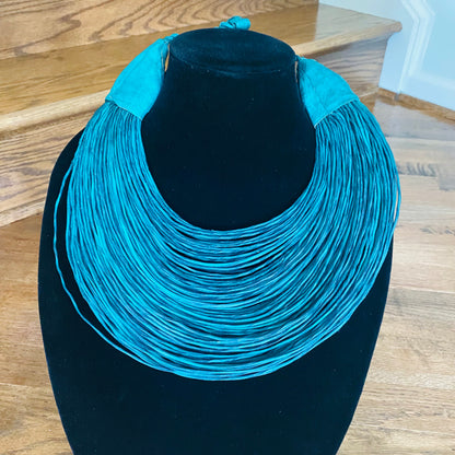 Raffia Necklaces