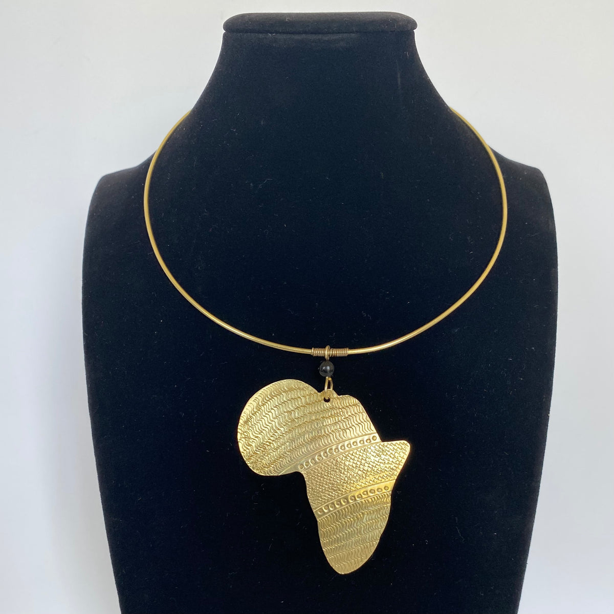 Millie’s Signature Map of Africa Choker – African necklace – view 5