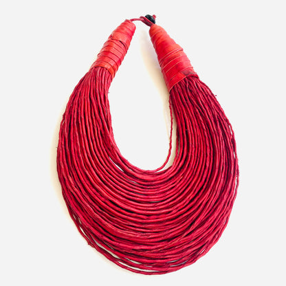 Raffia Necklaces