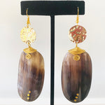Load image into Gallery viewer, African Brass Mixed Earrings
