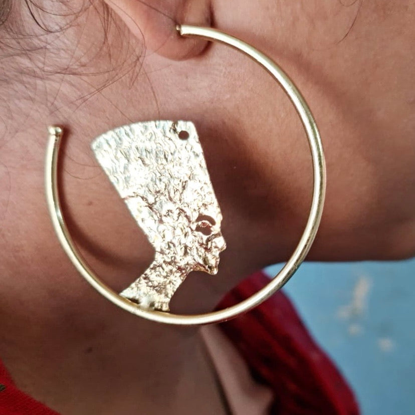 Statement Brass Earrings