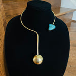Load image into Gallery viewer, Turquoise Serpent Necklace
