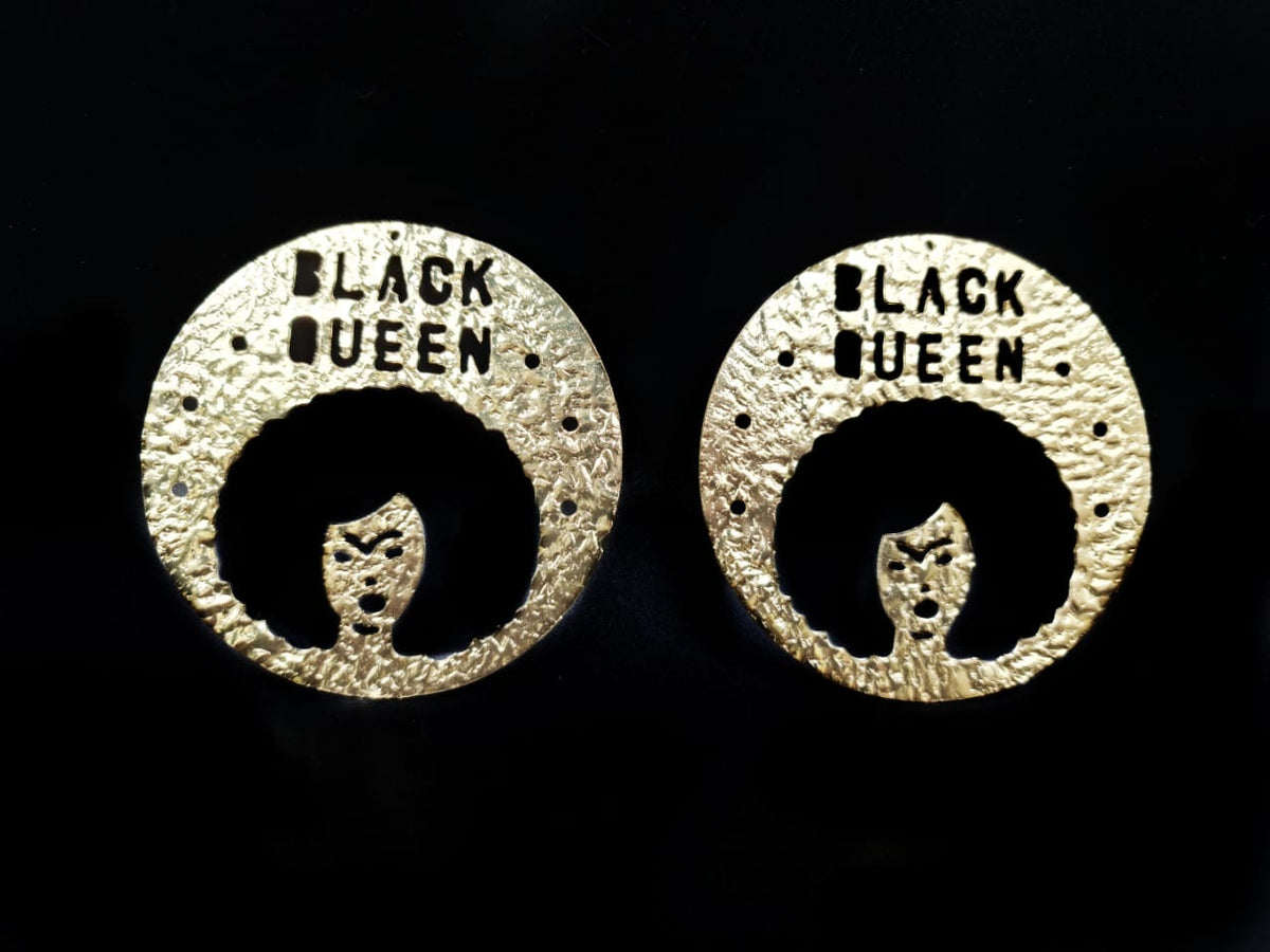 Statement Brass Earrings – view 3