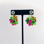 Load image into Gallery viewer, Crocheted Crystal Necklace w/ Earrings
