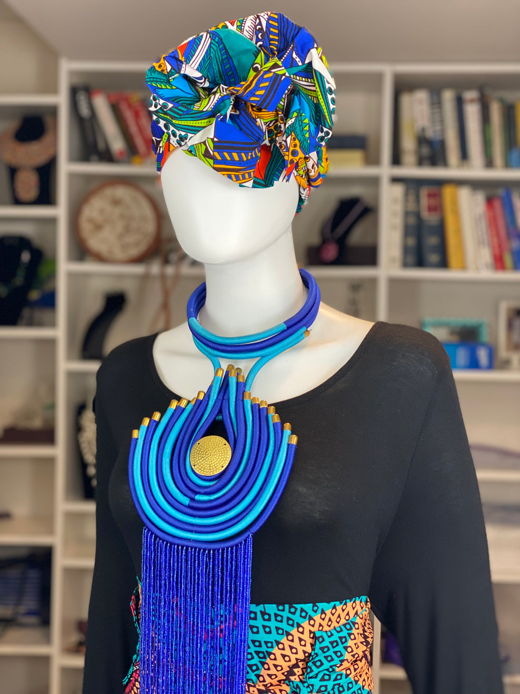 Ankara Turbans - Pre-tied/Slip-on – African headwrap – view 26