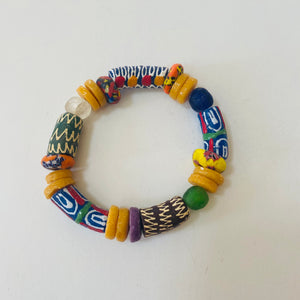 Ghana Trade Beads Bracelet