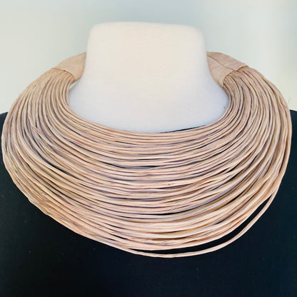 Raffia Necklaces