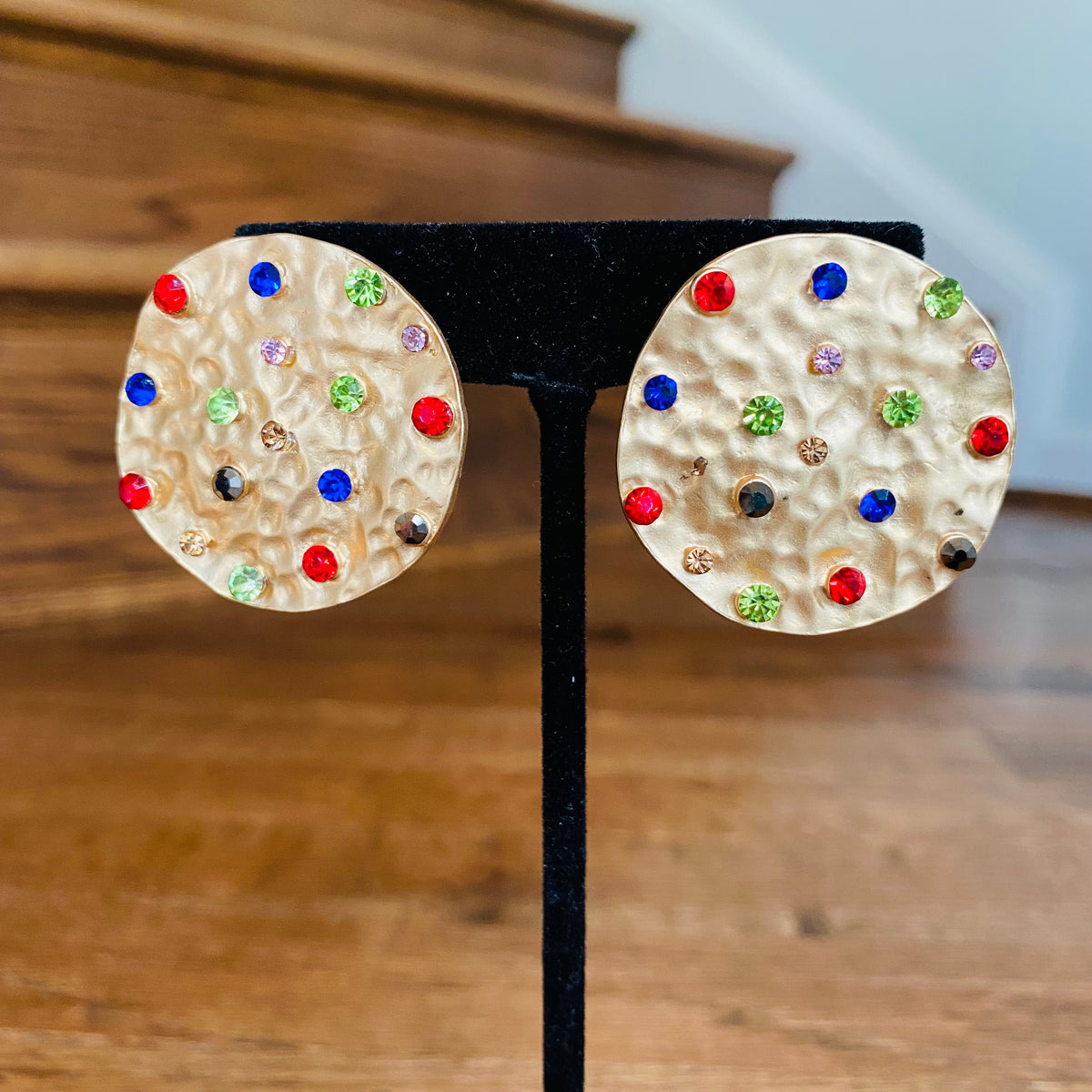 Charlene Oversized Studs – African earrings – view 24