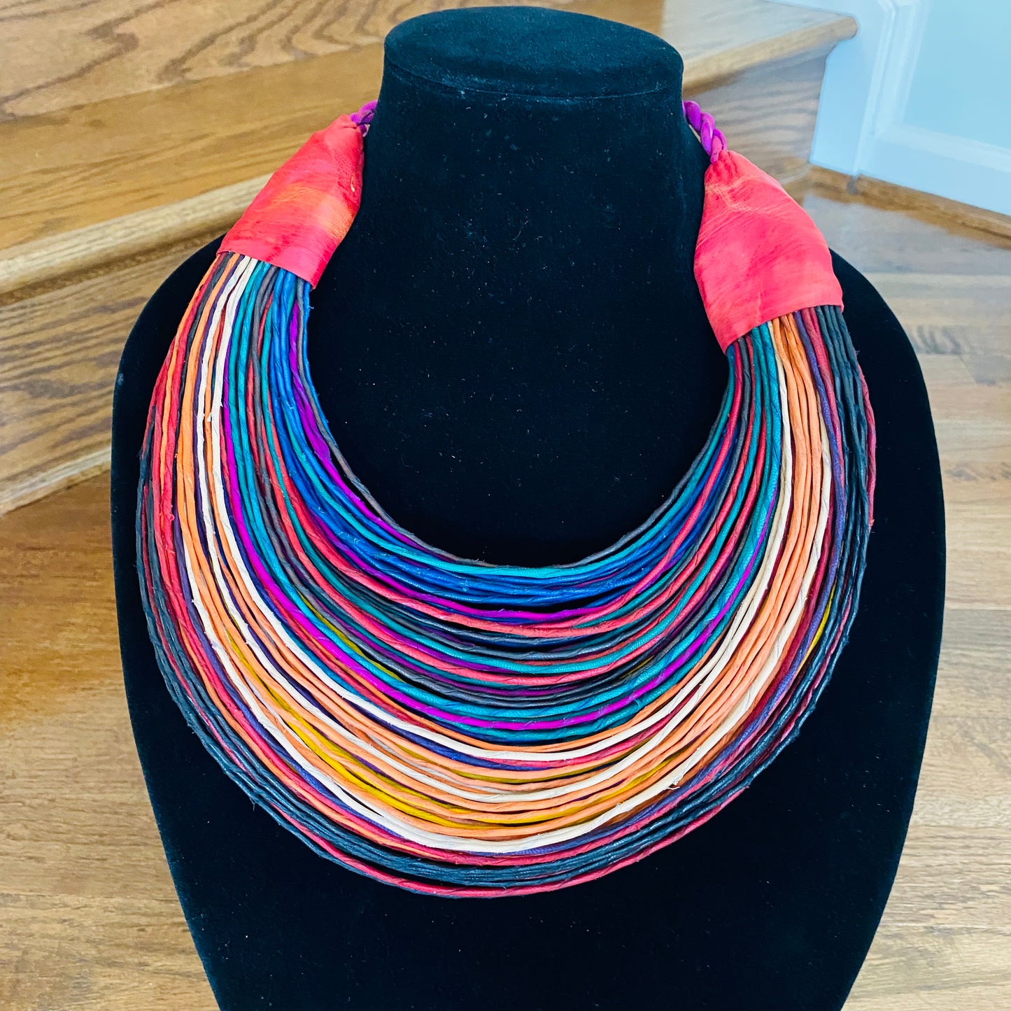 Raffia Necklaces