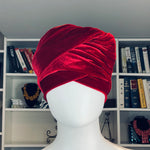 Load image into Gallery viewer, Velvet Turban Headwrap
