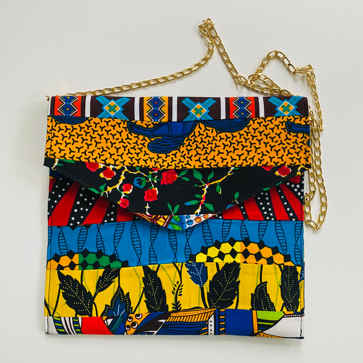 Patchwork Envelope Clutches – African bag – view 2