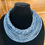 Load image into Gallery viewer, Semi-Braided Raffia Necklace
