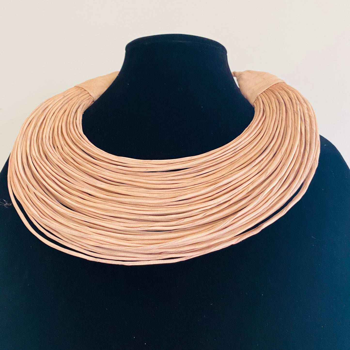 Raffia Necklaces