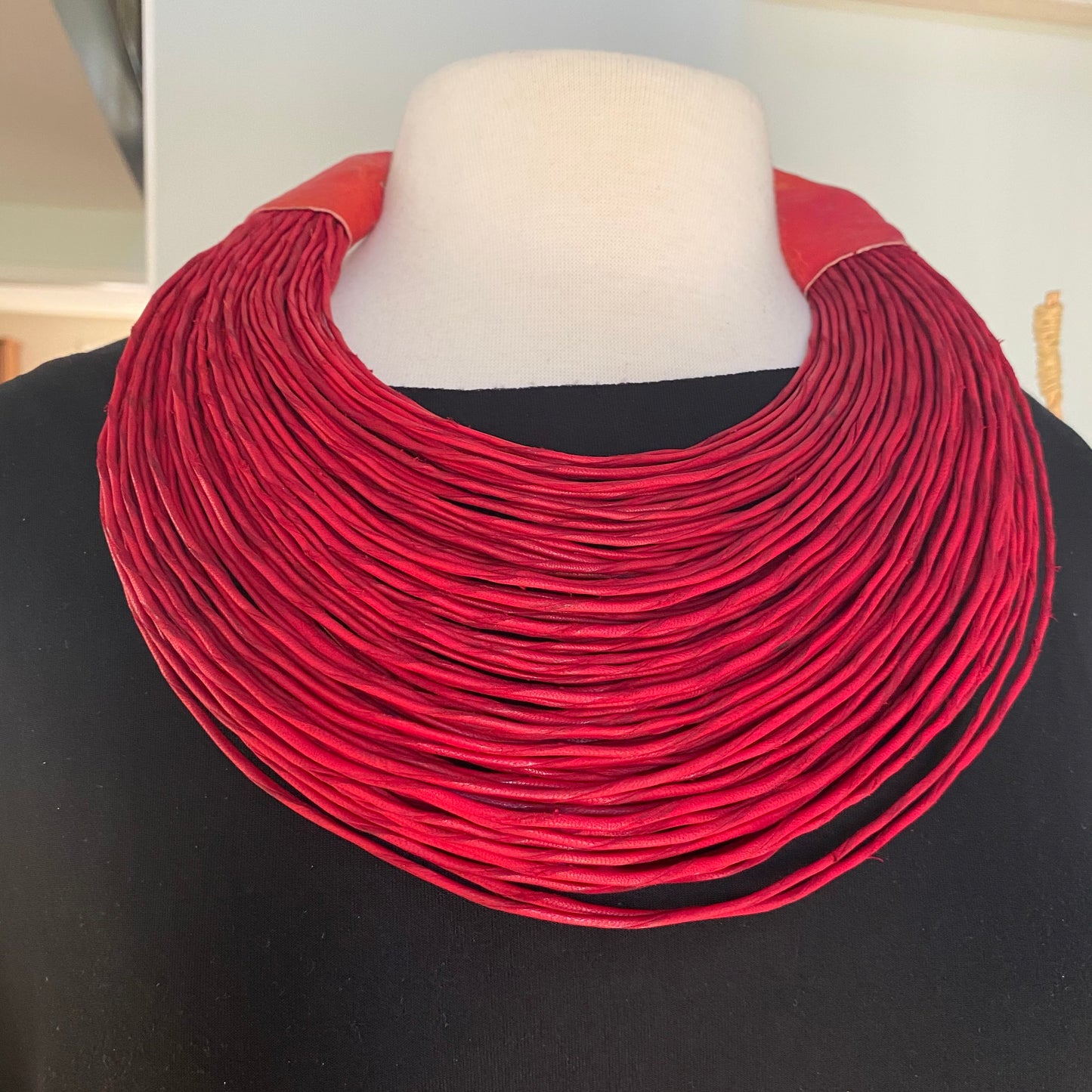 Raffia Necklaces