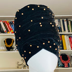 Load image into Gallery viewer, Velvet Turban Headwrap
