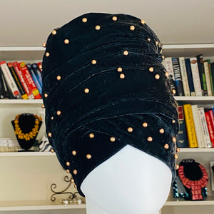 Velvet Turban Headwrap
