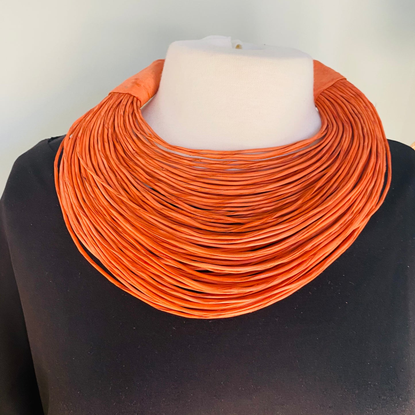 Raffia Necklaces